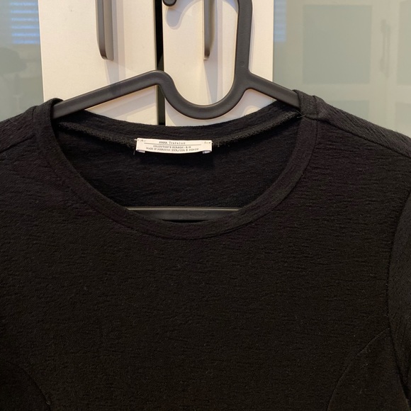 ZARA TSHIRT DRESS (black, white, orange) - Picture 3 of 5